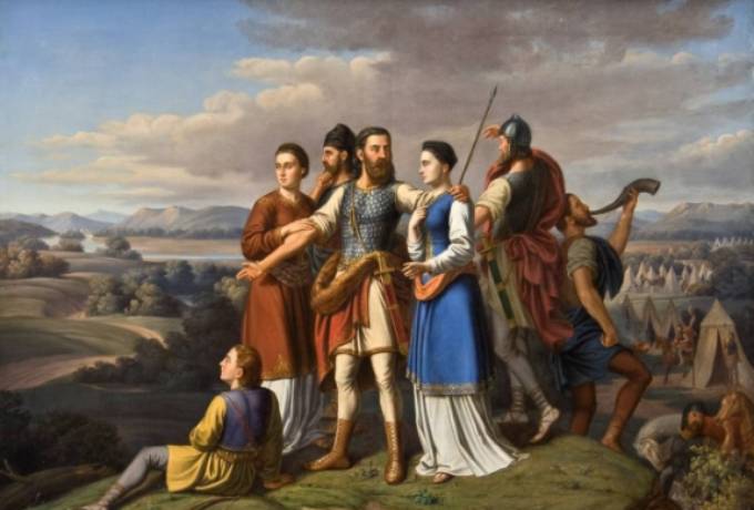 Josip Franjo Mücke, Dolazak Hrvata, 1867. g., HPM/PMH-5852
