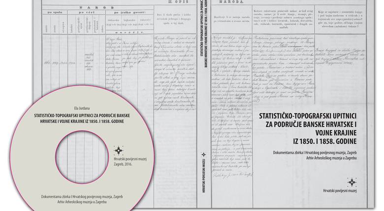 Statističko-topografski upitnici za područje Banske Hrvatske i Vojne krajine iz 1850. i 1858. godine