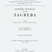 Historical Monuments of the City of Zagreb, Vol. 21