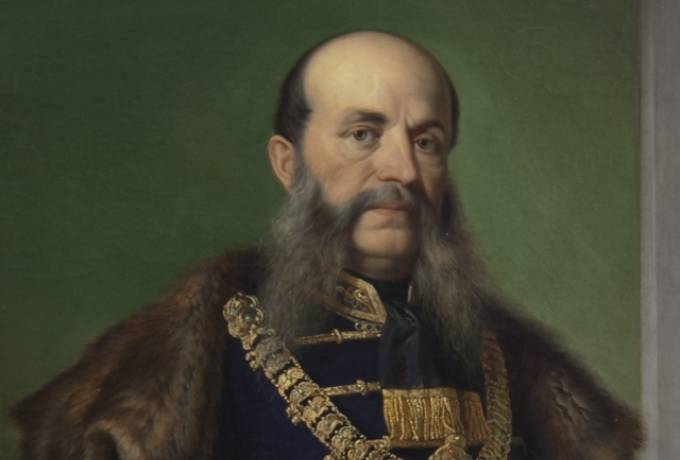 Ban Ivan Mažuranić (1814.-1890.), 1873. g., HPM/PMH-31687 (detalj)