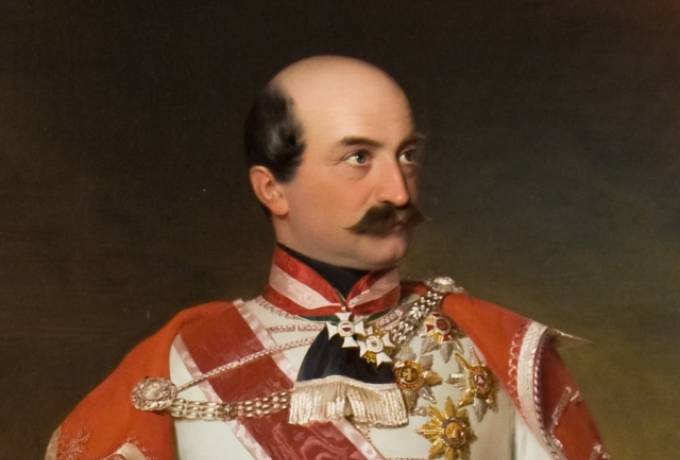 Franz Schrotzberg: Josip Jelačić u instalacijskoj odori (1801.-1859.), 1850.g., HPM-77844 (detalj)