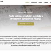 Karte vojnogeografskih instituta u Hrvatskom povijesnom muzeju
